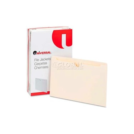 Universal Universal Economical File Jackets, Legal, 11 Point Manila, 100/Box UNV72500***